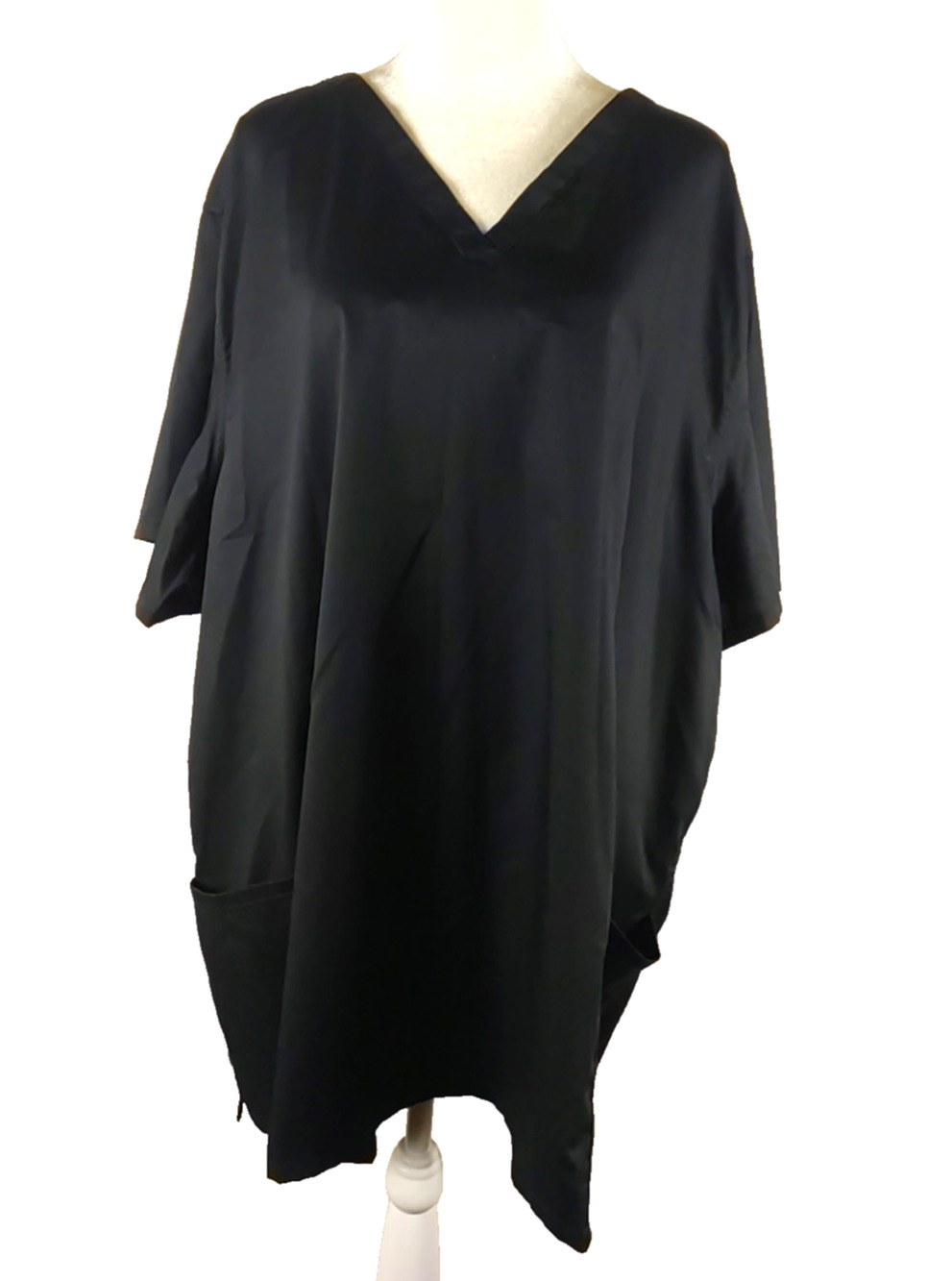 Dickies Women's Scrub Top Size 4 X Large Black Cotton Blend